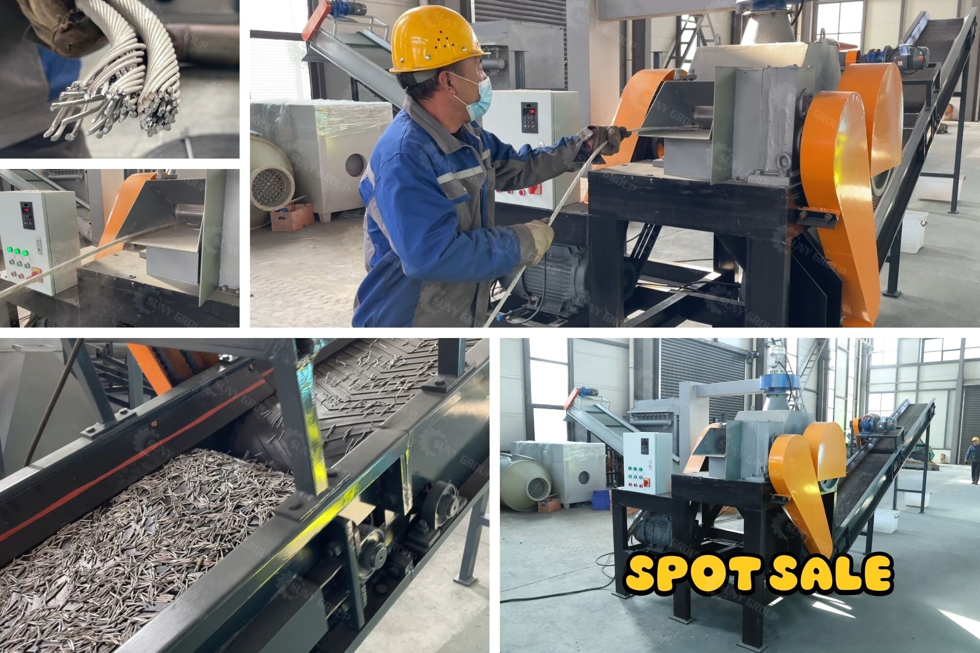 Aluminum conductor steel reinforced recycling machine to be delivered to US customer soon